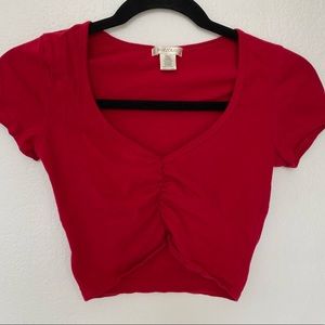 Red Summer Crop Top <3